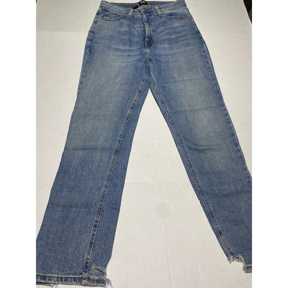 BDG Urban Outfitters Girlfriend High Rise Light Wash‎ Distressed Jeans Size 30